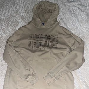 Size US Small H&M LostInManhattan Design Hoodie Color Tan Made with 100% cotton